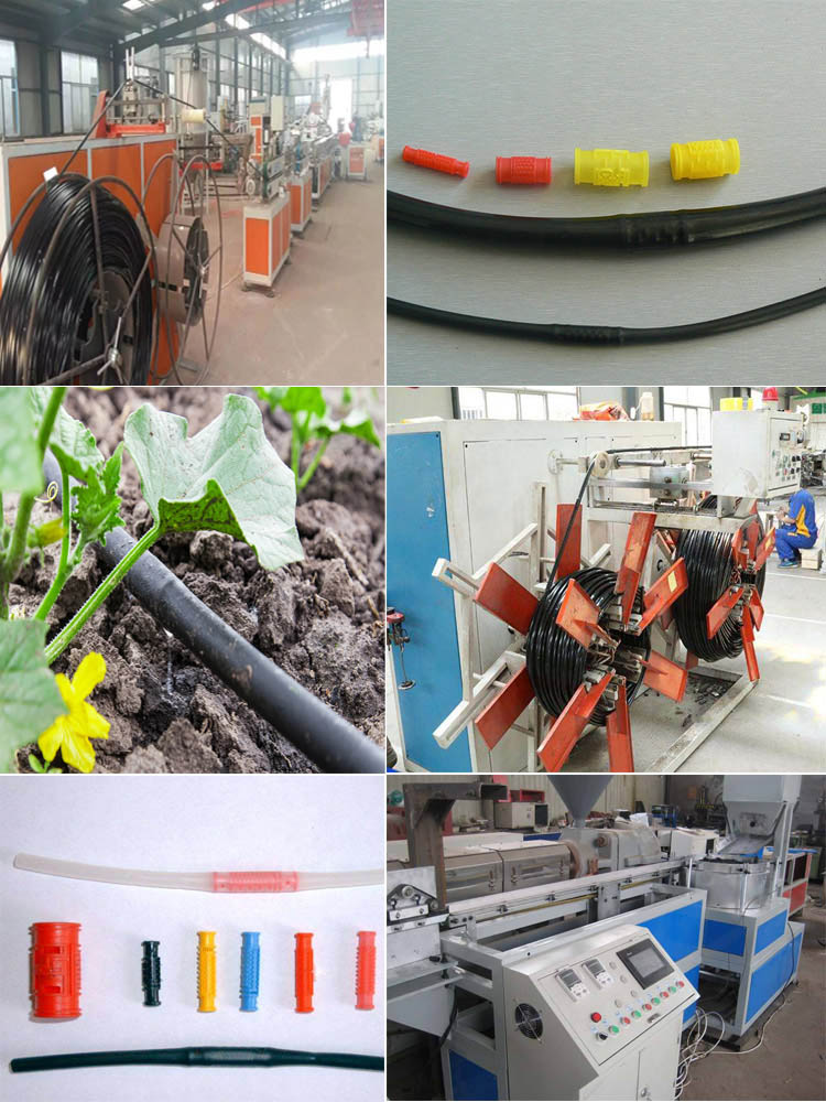 Inlaid Round Drip Irrigation Pipe Making Machine Inlaid Round Drip Irrigation Pipe Making Machine