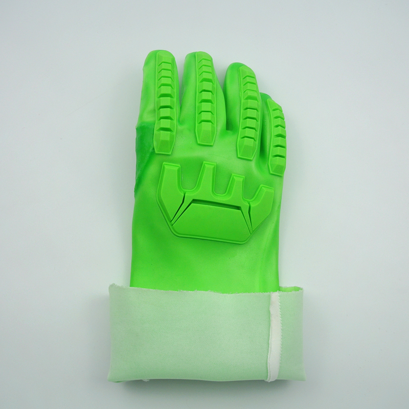 Anti-impact PVC coated gloves Anti-impact PVC coated gloves